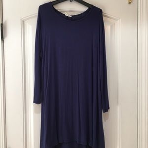 Navy blue dress